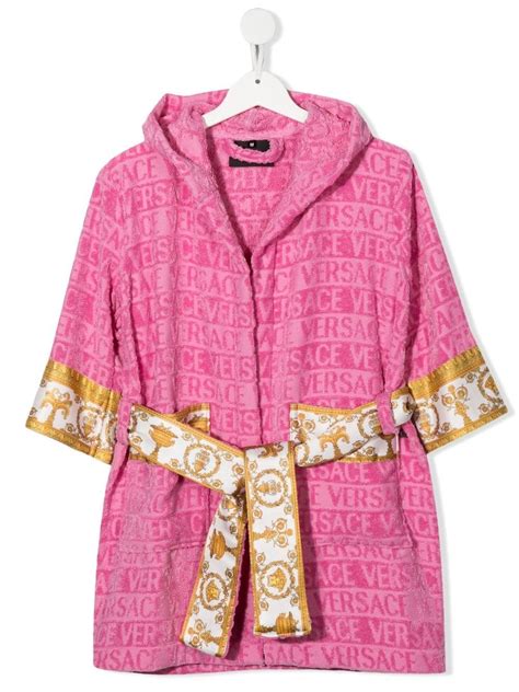 pink versace robe kids|Versace kids size chart.